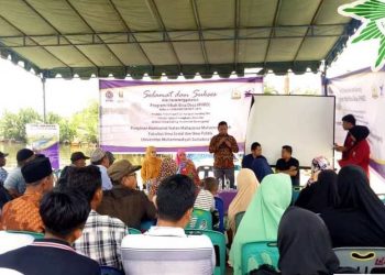 PK IMM FISIP UMSU Resmikan Program Hibah  Bina Desa di Secanggang, Langkat