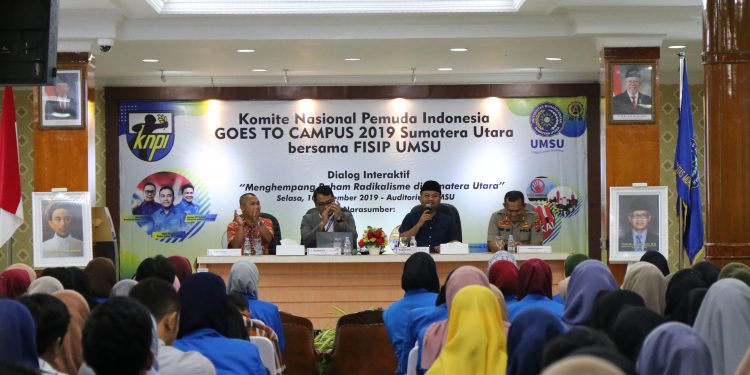 FISIP–KNPI Gelar Dialog Interaktif Menghempang Radikalisme WR III UMSU: Jangan Menyendiri, Perkuat Komunikasi