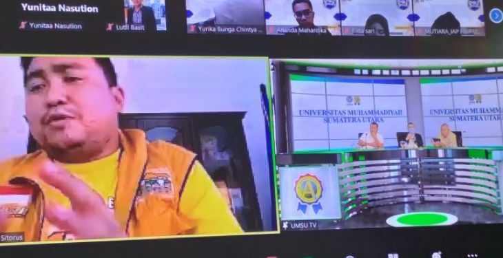 Bupati Labura paparkan Bung Desa di FISIP UMSU Bicara